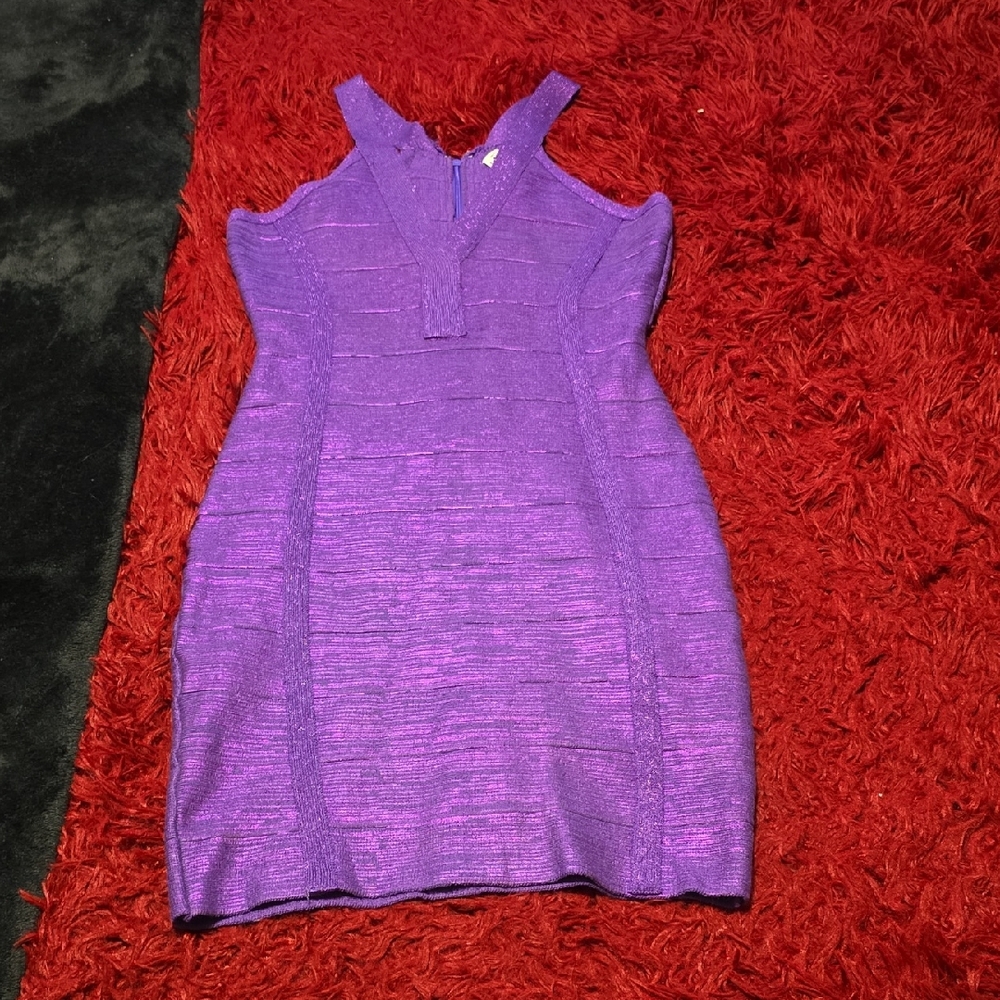 Fashion Nova Vibrant Purple Mini Dress